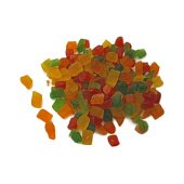 картинка Цукаты разноцветные сухие 82Bx, папайя, 5*5мм., 20кг. 