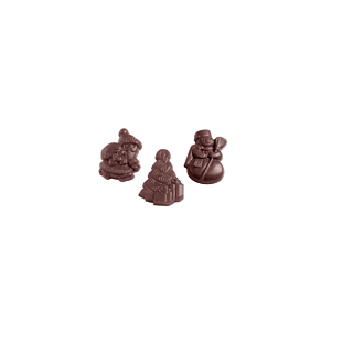 картинка Поликарбонатная форма "Chocolate World" - Рождественская 