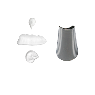 картинка Насадка №61 (BN061) - "Лепесток розы изогнутый", 11.1 мм. 