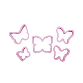 Вырубка пластиковая Бабочка, 5 шт. 