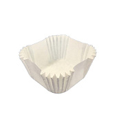 Капсулы бумажные квадратные белые (40г/м²), 65*65*h20мм. 1000шт.