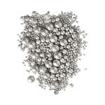 картинка Драже ''Блеск", серебро'', 75гр. 