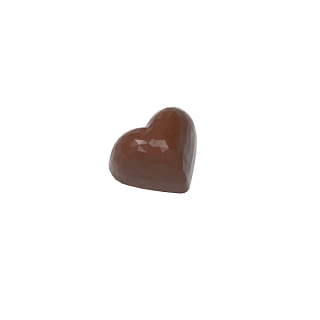 картинка Поликарбонатная форма "Chocolate World" - Сердце оригами 