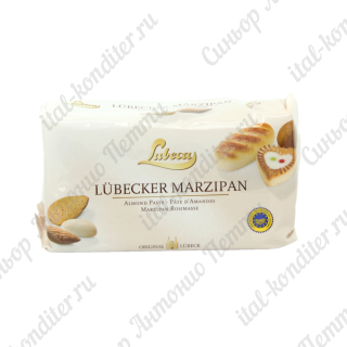 картинка Паста сахарно-миндальная Марципан 52%, Lubeca, 1кг. 