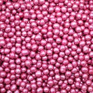 картинка Сахарные бусинки - Розовые перламутровые, 4мм. 50гр. (AI 28210) 
