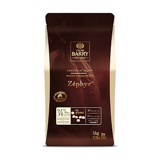 картинка Шоколад Cacao Barry - Белый "Zephyr", 34%, 1кг. 