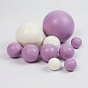 картинка Украшение "Шары из глазури", сиреневые, 11шт. 