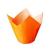 Бумажные формы для выпечки - "Тюльпан", Оранжевый, 50*h75мм. 200шт.