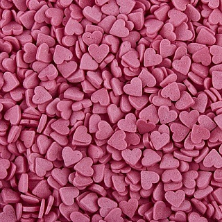 картинка Посыпки - "Сердечки розовые мини", 75гр. 