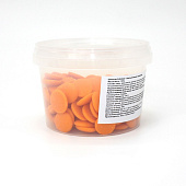 картинка Шоколад Callebaut - Апельсиновый, оранжевый, 100гр. 