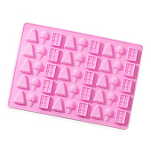 картинка Форма силиконовая "Сладости" 1,5*2см., 45 ячеек 