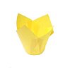 Бумажные формы для выпечки "Тюльпан", Желтый, 50*h75мм. 20шт.