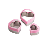 Набор форм для вырезания печенья, "Сердце", 16*12*8см. 