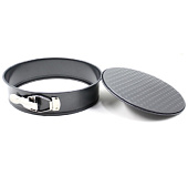 картинка Металлическая разъемная круглая форма с дном, 28*h6,5см.  