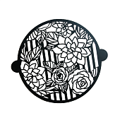 Трафарет "Цветы", 30*35см. 