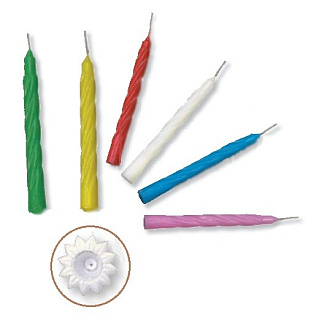 картинка Классические свечи - Белые, 100шт. (23003*G) 