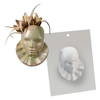 картинка Форма для отливки шоколадных фигурок - "Венецианская маска" (20-CA009) 