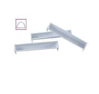 картинка Пластиковая форма - Полусфера с выемкой (ST 4) 