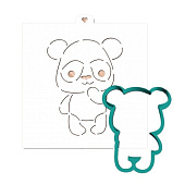 Форма для пряника "Панда" 