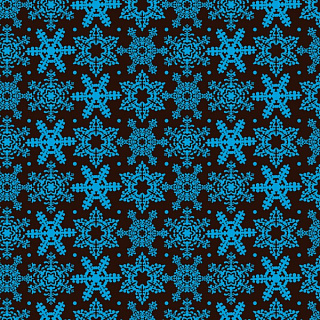 картинка Переводные листы для шоколада, 30*40см. - "Снежинки синие", 12шт. (64132*R) 