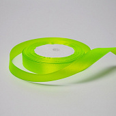 картинка Лента атласная, лайм-неон, 22,8м*h1,5см. 