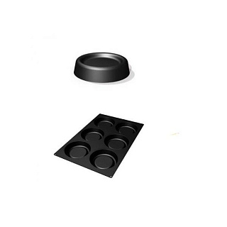 Форма силиконовая 60X40 тарт (SQ031)