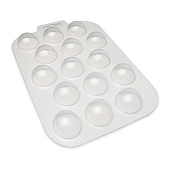 картинка Форма пластиковая для шоколада "Полусферы 30мм." 