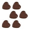картинка Форма для отливки шоколадных фигурок - "Гладкие сердечки" (90-1024) 