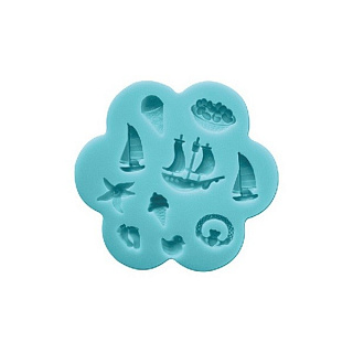 картинка Силиконовая форма Морская, 120*10мм. 