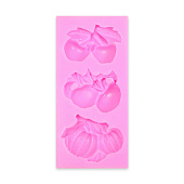 картинка Молд силиконовый "Тыква, яблоки и репа", 5,4*11см. 