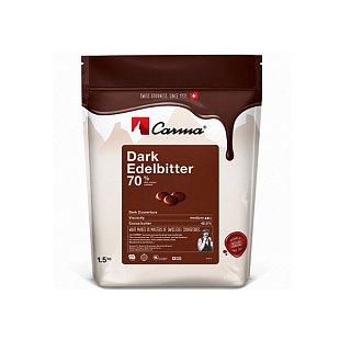 картинка Горький шоколад "Carma" - EDELBITTER, 70%, 1,5 кг. 