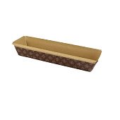 Форма для выпечки из гофробумаги - Плюм-кейк, 235*90мм. (PM 235FR/p)