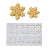 картинка Форма для изготовления шоколадных фигурок "Снежинки" (20-D029) 