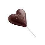 картинка Поликарбонатная форма "Chocolate World" - Сердце на палочке 
