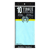 картинка Бумага тишью - Конфетти, голубая, 50*66см., 10 листов 