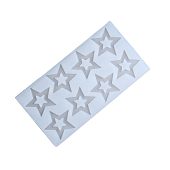 картинка Силиконовый молд "Звезды", 8 ячеек, 22*11,5*0,3см. 