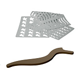 Трафарет для шоколада "Кривая линия" (CHABLON 11) 