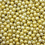картинка Сахарные бусинки - Золотые перламутровые, 4мм. 1кг. (AI 28200) 