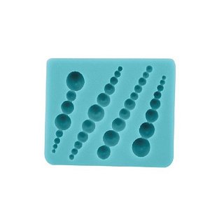 картинка Силиконовая форма Нитка жемчуга, 75*63*12мм. 