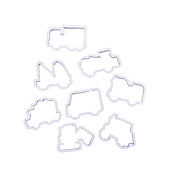 Вырубки "Грузовой транспорт", набор, 8шт. 