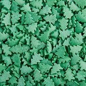 картинка Посыпки "Елки зеленые большие", 75гр. 