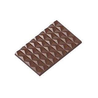 картинка Поликарбонатная форма "Chocolate World" - Плитка с узором звезды 