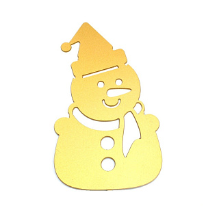 картинка Топпер для торта - "Снеговик" 