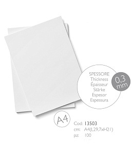 Вафельная бумага Modecor 0.3мм. ультра тонкая, 100шт.