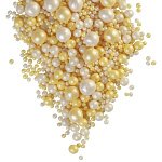 картинка Драже "Жемчуг желтый, серебро", 75гр. 