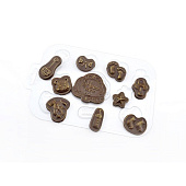 картинка Пластиковая форма для шоколада - "Набор наше чудо" 