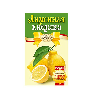 картинка Кислота лимонная моногидрат пищевая, 6 гр. 