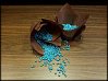 картинка Сахарные бусинки - Голубые перламутровые, 4мм. 1кг. (AI 28230) 