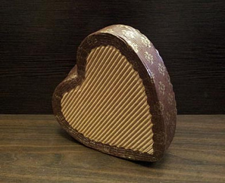 Формы для выпечки из гофробумаги - Сердце, 130*133мм. 300шт. (MCUO)