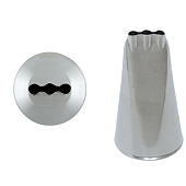 Насадка №1906 (BX1906) - "3 отверстия в линию", 17*6мм.